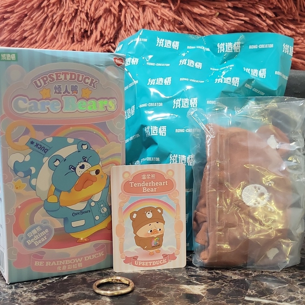 Cloudco Entertainment Care Bears Tenderheart Bear UpsetDuck Boxed Figurine